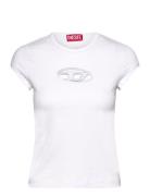 T-Angie T-Shirt Tops T-shirts & Tops Short-sleeved White Diesel