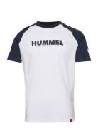 Hmllegacy Blocked T-Shirt Sport T-shirts Short-sleeved White Hummel