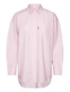 Lola Shirt Francis Stripe Chalk Pink St Tops Shirts Long-sleeved Pink ...