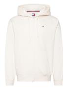 Tommy Jeans Tjm Reg S Flag Zip Thru Vit