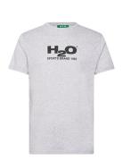 H2O Logo Tee Grå