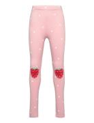 Lindex Leggings Strawberry Kneepatch Rosa