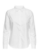 Jessie Shirt Tops Shirts Long-sleeved White Gina Tricot