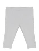 Lindex Leggings Rib Newborn Grå