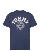 Tommy Jeans Tjm Reg Vintage Arch Tommy Tee Marinblå