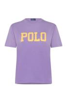 Polo Ralph Lauren Logo Cotton Jersey Tee Lila