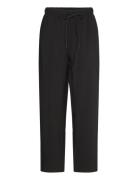 Mango Drawstring Jogger Trousers Svart