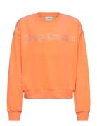 Juicy Velour Crew Tops Sweat-shirts & Hoodies Sweat-shirts Orange Juic...