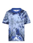 Adidas Originals Td Aop Tee Blå