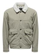 ONLY & SONS Onsharvey Corduroy Mix Jacket Otw Khaki Green