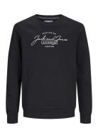 Jack & J S Jjferris Sweat Crew Neck Jnr Svart