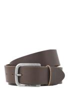 Jack & J S Jacgio Leather Belt Brun