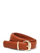 Mango Metal Buckle Belt Brun