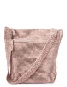 Ceannis Cross Body Bag Soft Pink Crochet Collection Rosa