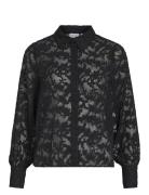 Vila Viflema New L/S Shirt - Noos Svart