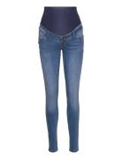 Mamalicious Mlmila Slim Medium Blue Jeans A. Noos Blå