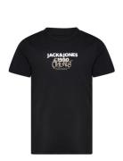 Jack & J S Jorbushwick Tee Ss Crew Neck Fst Jnr Svart