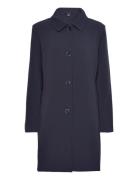 Lauren Ralph Lauren Crepe Coat Marinblå