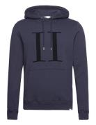 Les Deux Encore Hoodie Smu Marinblå