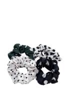 Pipol's Bazaar Happy Dot Scrunchy Set Svart