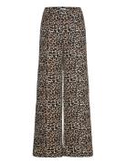 Object Objalba Lisa Wide Pant Print Noos Beige