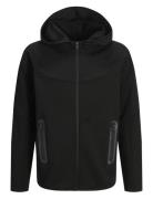 Jack & J S Jcofusion Sweat Zip Hood Noos Jnr Svart