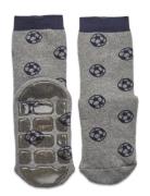 Melton Soccer Socks With Anti-Slip Grå