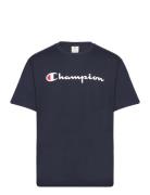 Champion Ss Tee Marinblå