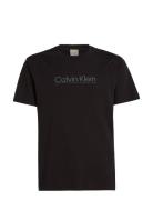 Calvin Klein Raised Line Logo T-Shirt Svart