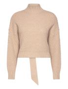 NORR Mathilde Bow Knit Top Beige