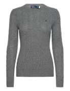 Polo Ralph Lauren Cable-Knit Wool-Cashmere Sweater Grå