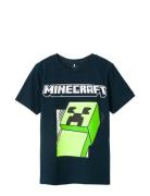 Name It Nkmmobin Minecraft Ss Top Noos Bfu Blå