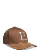 Les Deux Baseball Cap Suede Ii Brun