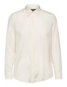 Lauren Ralph Lauren Crepe Shirt Kräm