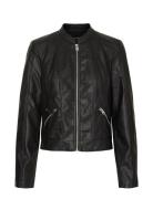 Vero Moda Vmkhloefavo 22 Short Coated Jacket Noos Svart