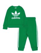 Adidas Originals Trefoil Crew Se Grön