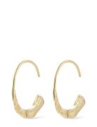 Pilgrim Valkyria Recycled Hoop Earrings Guld