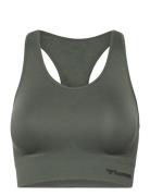 Hummel Hmltif Seamless Sports Top Grön