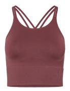 Johaug Sculpt Seamless Strap Top Burgundy