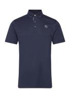 PUMA Golf Pure Solid Polo Marinblå