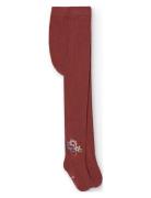 Boboli Thick Tights For Baby Girl -Bci Burgundy