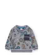 Boboli Fleece Sweatshirt Printed For Baby -Bci Grå