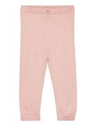 Mango Knit Trousers Rosa