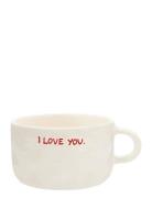 Anna + Nina I Love You Cappuccino Mug Vit