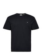 GANT Reg Shield Ss T-Shirt Svart