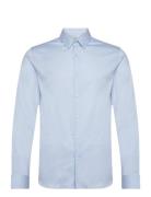 Mango Super Slim-Fit Poplin Suit Shirt Blå