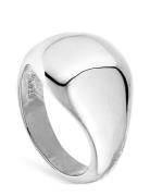 Jane Koenig Atomic Dome Signet Ring Silver