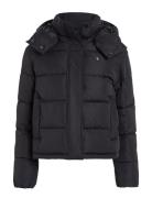 Calvin Klein Jeans Matte Monologo Nd Short Puffer Svart