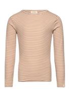 Lil'Atelier Nmflake Ls Slim Top Lil Beige