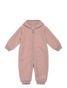 Mini A Ture Matadel Teddyfleece Jumpsuit. Grs Rosa